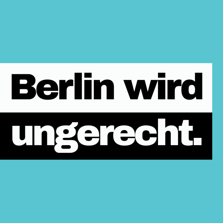 Berlin Bildung CDU Kampagnenmotiv zur CDU Berlin mit Kritik an ungleichen Bildungschancen und fehlender Chancengerechtigkeit in Berlin